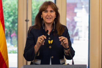 Laura Borrás, presidenta del Parlament