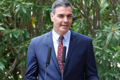 El presidente del Gobierno, Pedro Sánchez