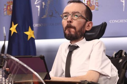 Pablo Echenique, portavoz de Podemos