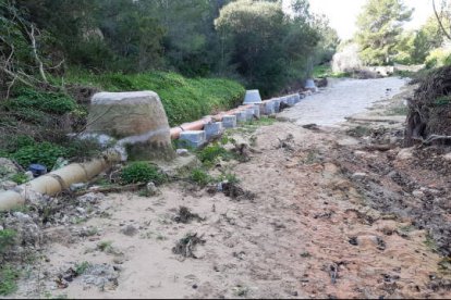 Trazado actual del colector de Villamartin de Orihuela