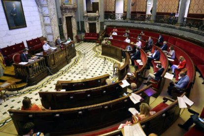 Ribó en el pleno del Ayuntamiento de Valencia