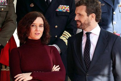 Isabel Díaz Ayuso y Pablo Casado