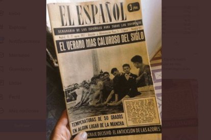 La portada de 1957 que se hizo viral hace unos días.