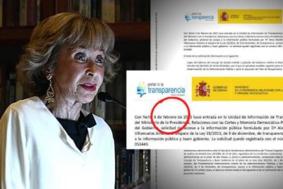 La presidenta del Consejo de Estado, Mª Teresa Fernández de la Vega