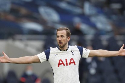 Harry Kane, el delantero del Tottenham.