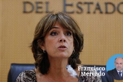 Dolores Delgado, en la Fiscalía General.