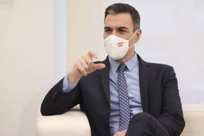 El presidente del Gobierno, Pedro Sánchez