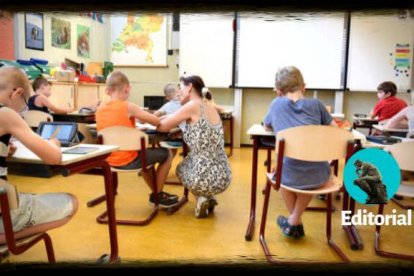 Niños en un aula