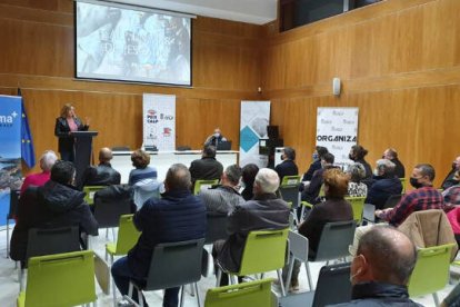 Presentación por parte de Ana Sala, alcaldesa de Calpe, del video promocional de la marca 