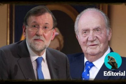 El Rey Juan Carlos y Mariano Rajoy