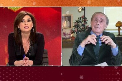 Jaime Peñafiel con Marta Flich en TEM