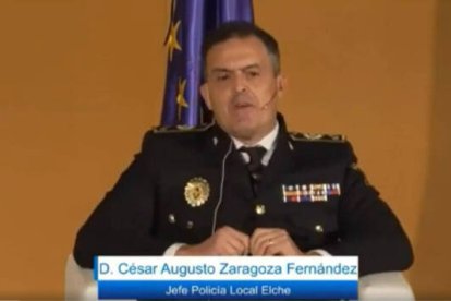 César Augusto Zaragoza Fernández, jefe de Policía Local de Elche