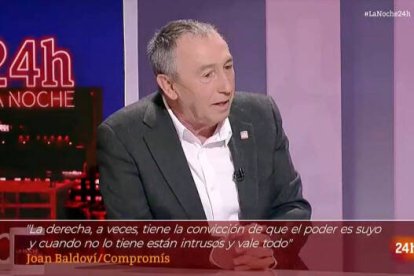 Baldoví en La Noche en 24 Horas de TVE