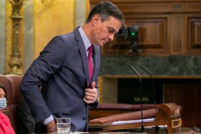 Pedro Sánchez en el Congreso de los Diputados