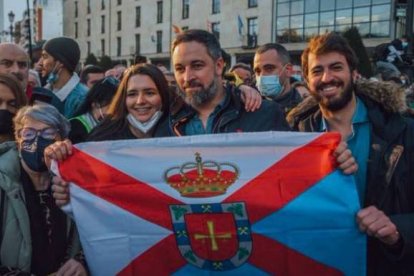 Abascal y García Gallardo, este jueves en El Bierzo.