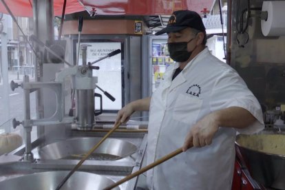 Narciso Laza, presidente del gremio de Churrerías y Buñoleros.