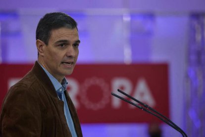 El presidente del Gobierno, Pedro Sánchez