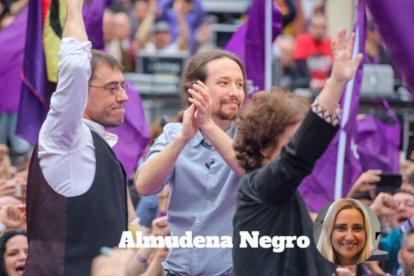 Pablo Iglesias y Juan Carlos Monedero