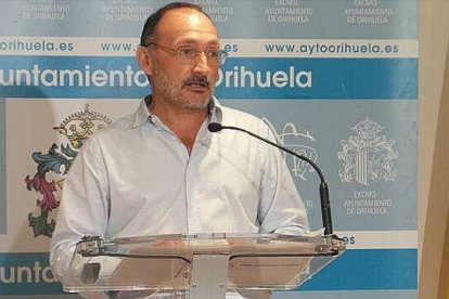 Rafael Almagro, portavoz del gobierno municipal de Orihuela (PP)