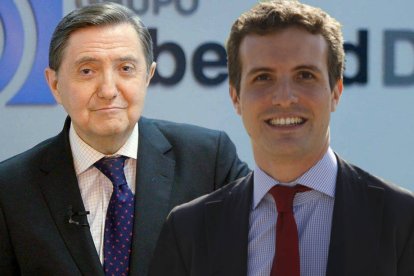 Federico Jiménez Losantos y Pablo Casado