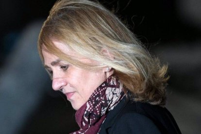 La Infanta Cristina se refugió en La Zarzuela con su madre.