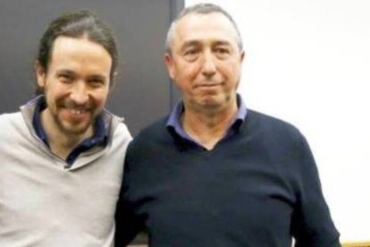 Pablo Iglesias y Joan Baldoví