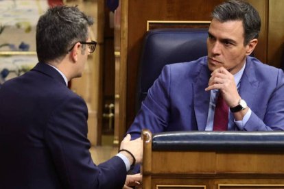 Pedro Sánchez y Félix Bolaños