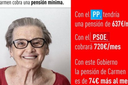 Imagen ‘fake’ de la campaña del PSOE