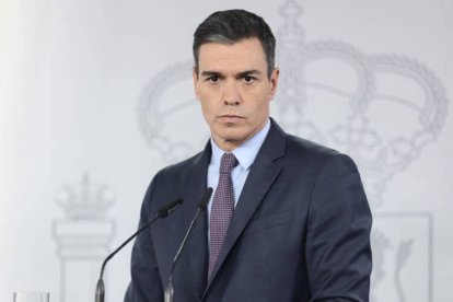 El presidente del Gobierno, Pedro Sánchez