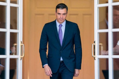 El presidente del Gobierno, Pedro Sánchez