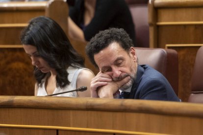 La imagen de Arrimadas y Edmundo Bal lo dice todo sobre el estado de ánimo de la cúpula de Cs.