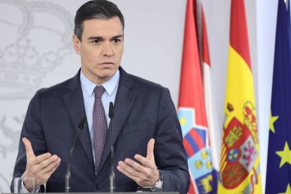 El presidente del Gobierno, Pedro Sánchez