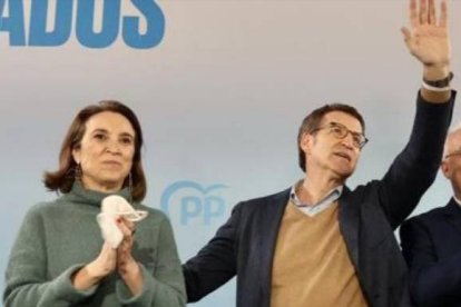 Alberto Núñez Feijóo y Cuca Gamarra, el nuevo ticket del PP.