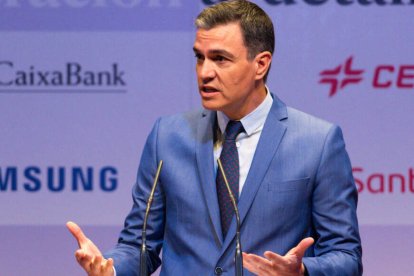 El presidente del Gobierno, Pedro Sánchez