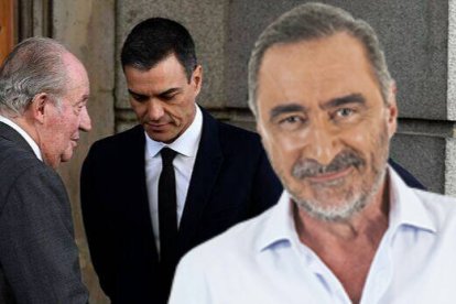 Don Juan Carlos, Pedro Sánchez y Carlos Herrera