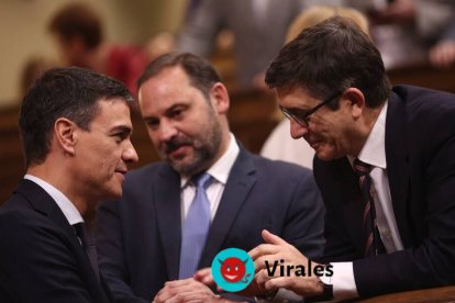 Pedro Sánchez y Patxi López