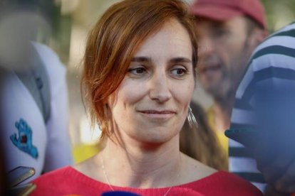 Mónica García, portavoz de Más Madrid en la Asamblea de Madrid