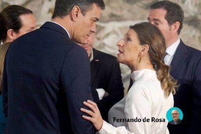 Pedro Sánchez y Yolanda Díaz