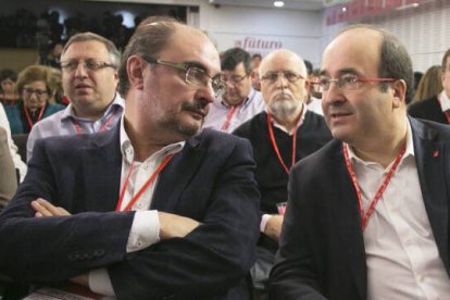 Javier Lambán y Miquel Iceta