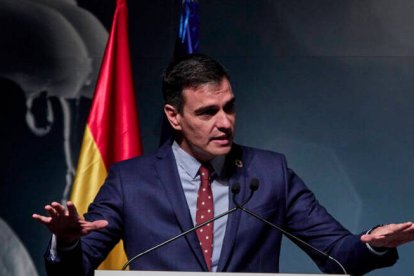 El presidente del Gobierno, Pedro Sánchez