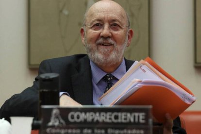 José Félix Tezanos en una comparecencia en el Congreso.