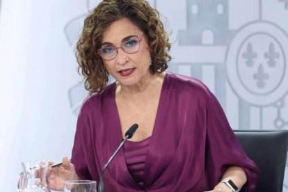 La ministra de Hacienda y Función Pública, María Jesús Montero.