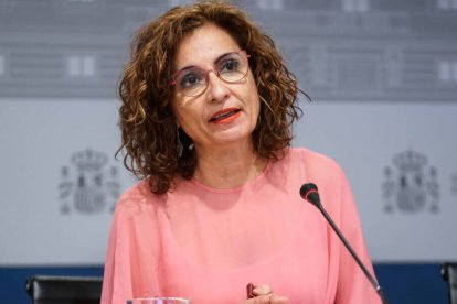 La ministra de Hacienda y Función Pública, María Jesús Montero