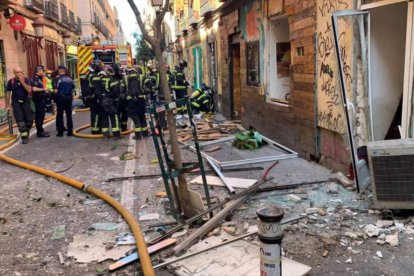 Edificio donde se produjo la explosión