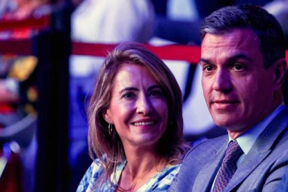 Raquel Sánchez y Pedro Sánchez