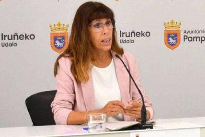 Maite Esporrín, portavoz del PSOE en Pamplona