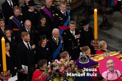 El funeral de la reina Isabel II unió a todas las familias reales, incluida la española.