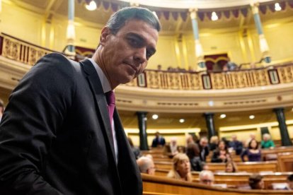 El presidente del Gobierno, Pedro Sánchez