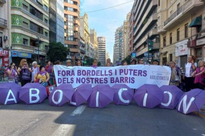 Concentración del Frente Abolicionista en Valencia.