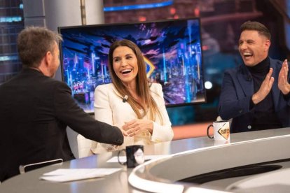 Susana Saborido y Joaquín Sánchez visitan a Pablo Motos.